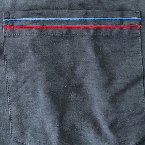 USA FLAG BAMBOO CAY SHIRT ORIGINAL XL Embroidered Patriotic Eclectic Grandpa - Picture 8 of 10